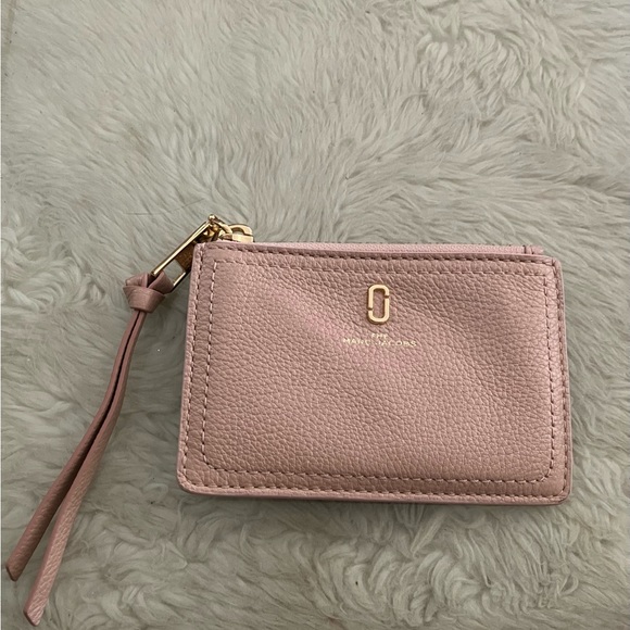 Marc Jacobs Bags Marc Jacobs Pink Leather Coin Purse With Keychain